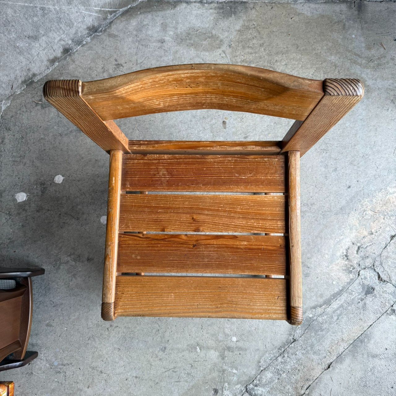 HOCK 旭川家具 ウッドチェア 木製 カントリー ブラウン○KC12N039