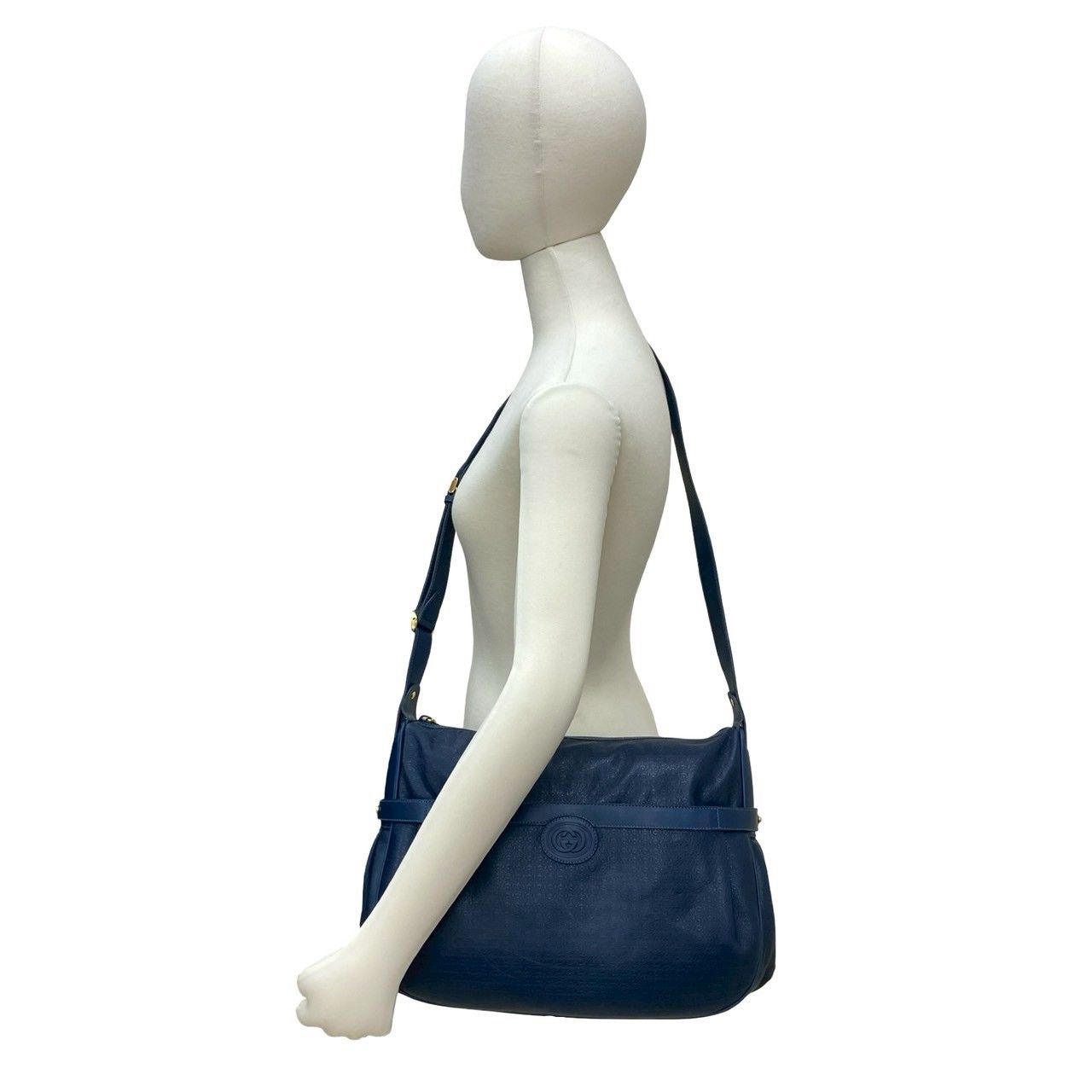 【今週までの出品】GUCCI ブルー キルティング ボディバッグ 正規品 今週までの出品】GUCCI ブルー キルティング ボディバッグ 正規品