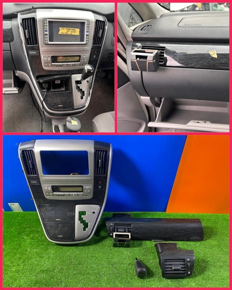 ZT-4525] 純正トヨタ アルファード ANH10 シフトパネル／ナビパネル＋