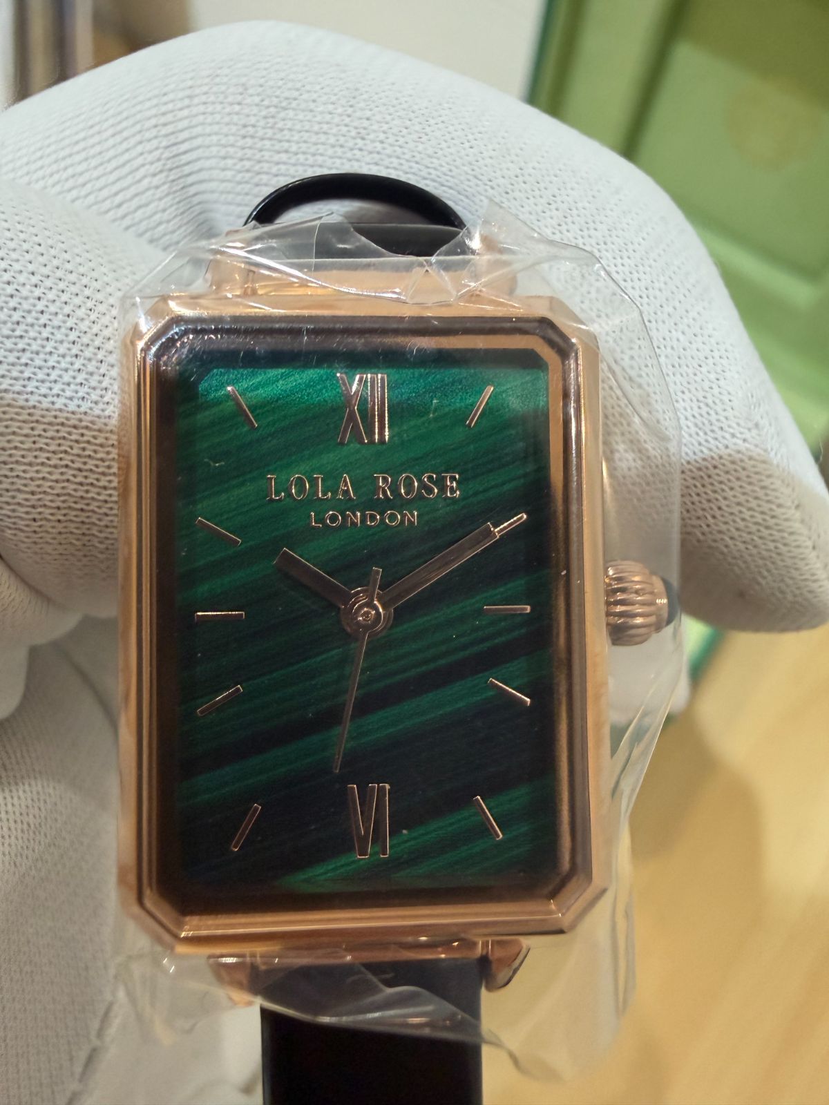 未使用 LOLA ROSE レディース マラカイトテクスチャー 腕時計 二種類の