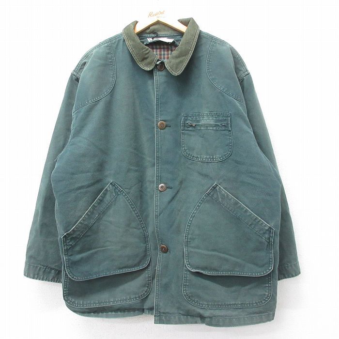 XL/古着 エルエルビーン 長袖 カバーオール メンズ 90年代 90s 襟