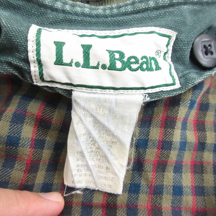 XL/古着 エルエルビーン 長袖 カバーオール メンズ 90年代 90s 襟