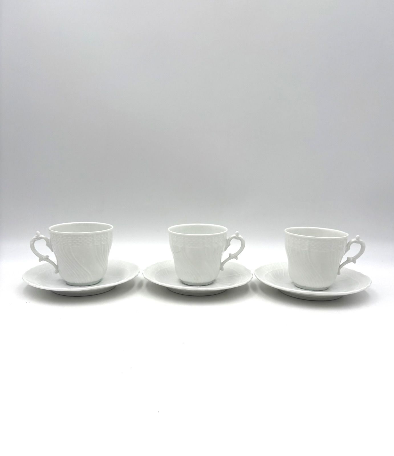 Richard Ginori リチャードジノリ ベッキオホワイト コーヒーカップ ソーサー 6客セット