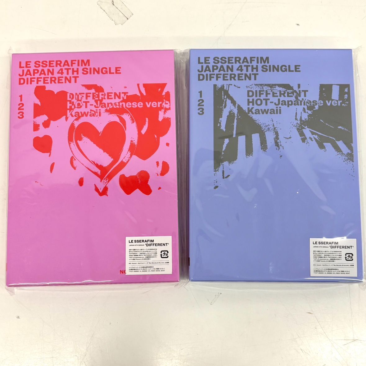 未使用品】LE SSERAFIM アルバムまとめ SPAGHETTI DIFFERENT HOT CRAZY