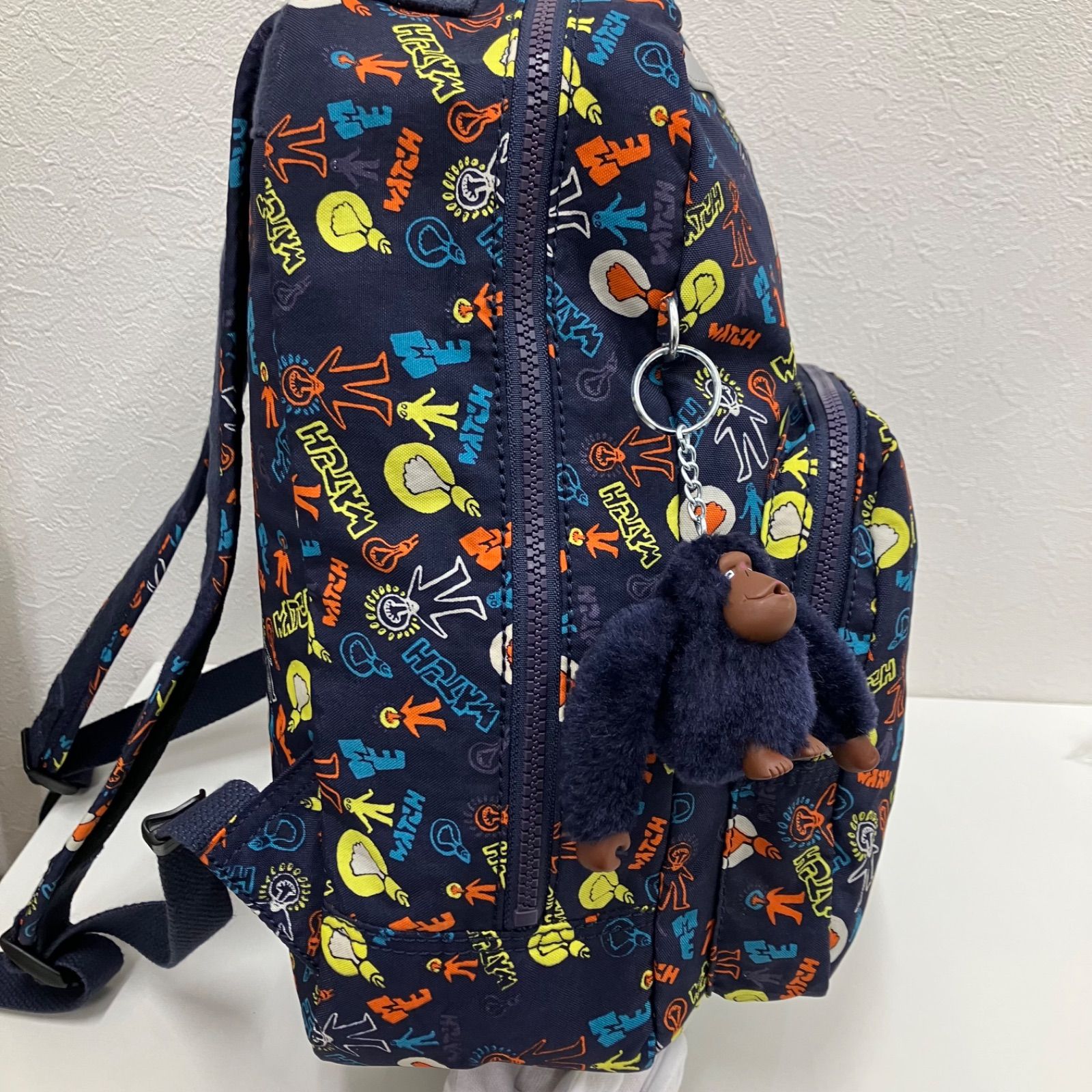 8516 Kipling キプリング リュック バックパック ネイビーパープル系 
