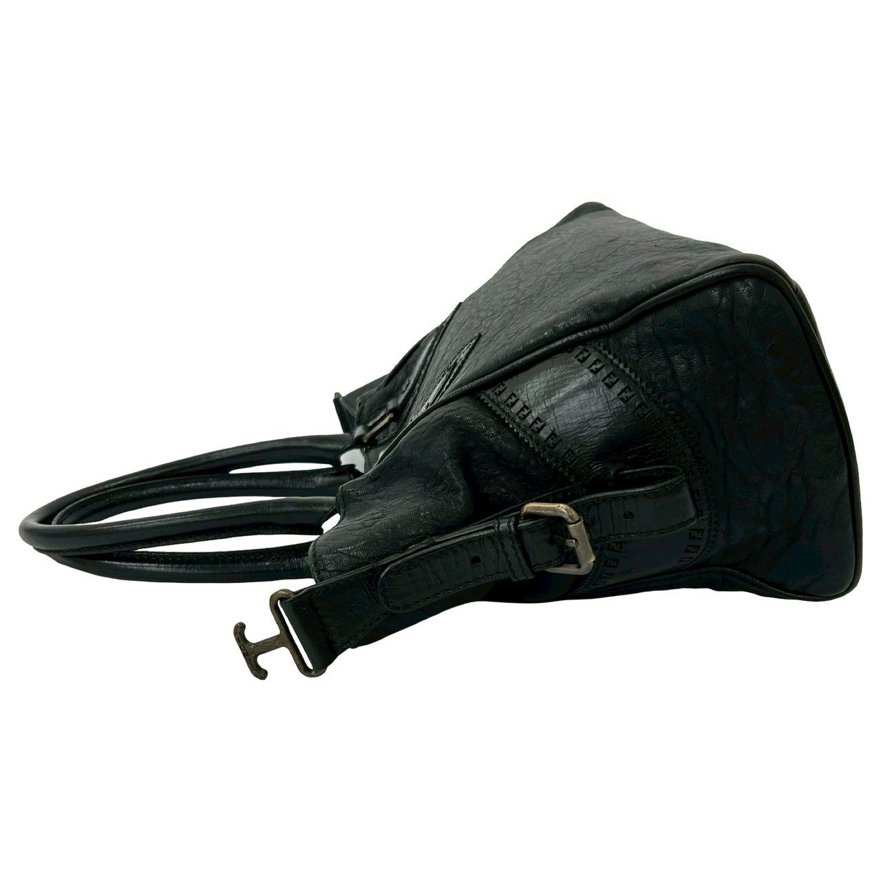 FENDI　フェンディ　FFロゴ　ズッカモチーフ　バッグモチーフ　ラッピー 極 美品 希少品 FENDI フェンディ ズッカ FF ロゴ モチーフ 金具