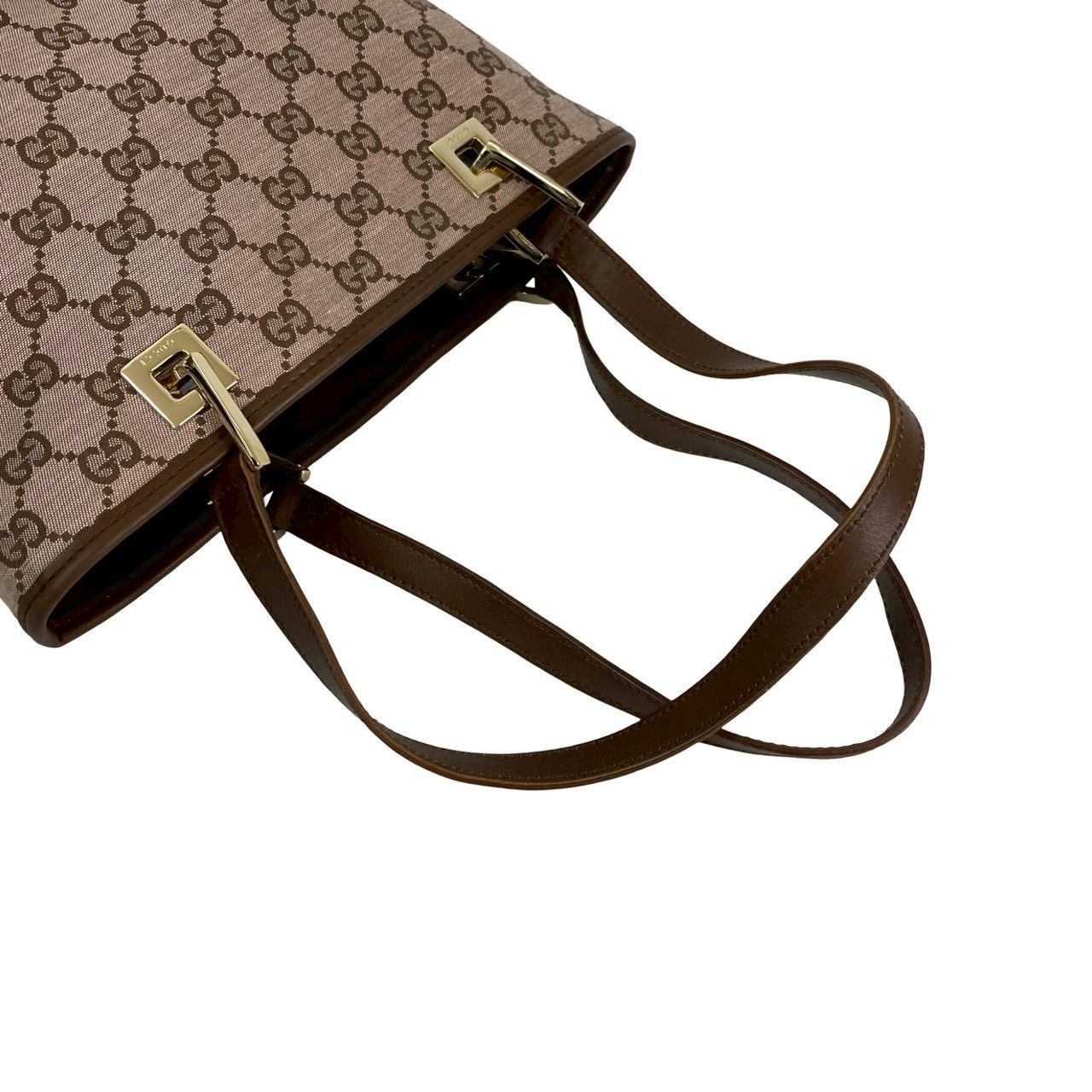 ☆ 【500】税込 グッチ キャンバス セミショルダーバッグ 超美品 GUCCI 