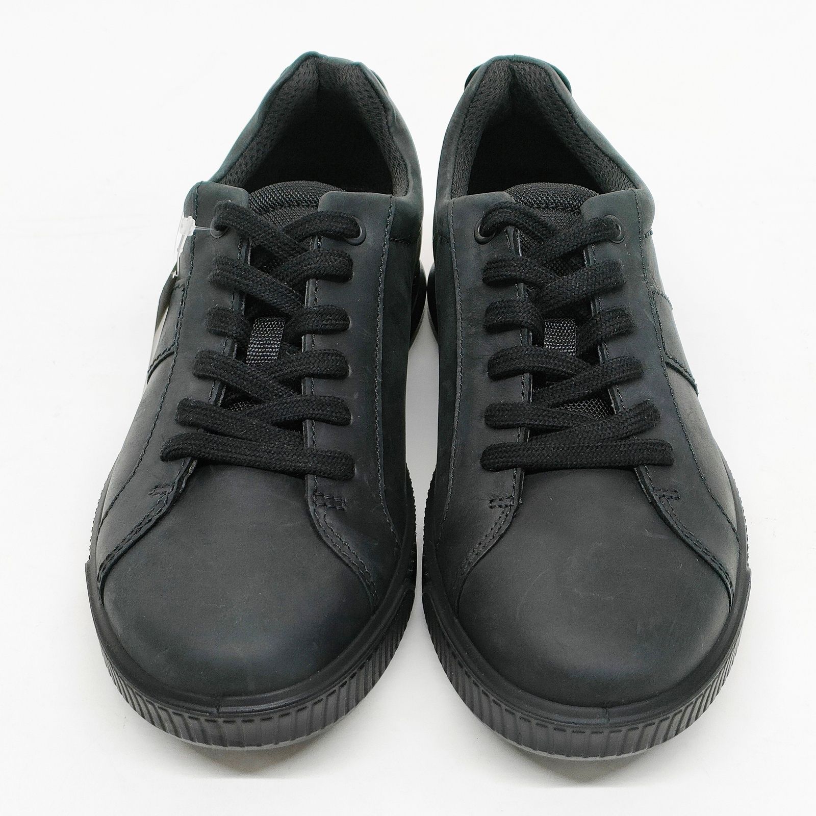 ECCO BYWAY メンズ レザー スニーカー 25.5cm ブラック 501594 革靴