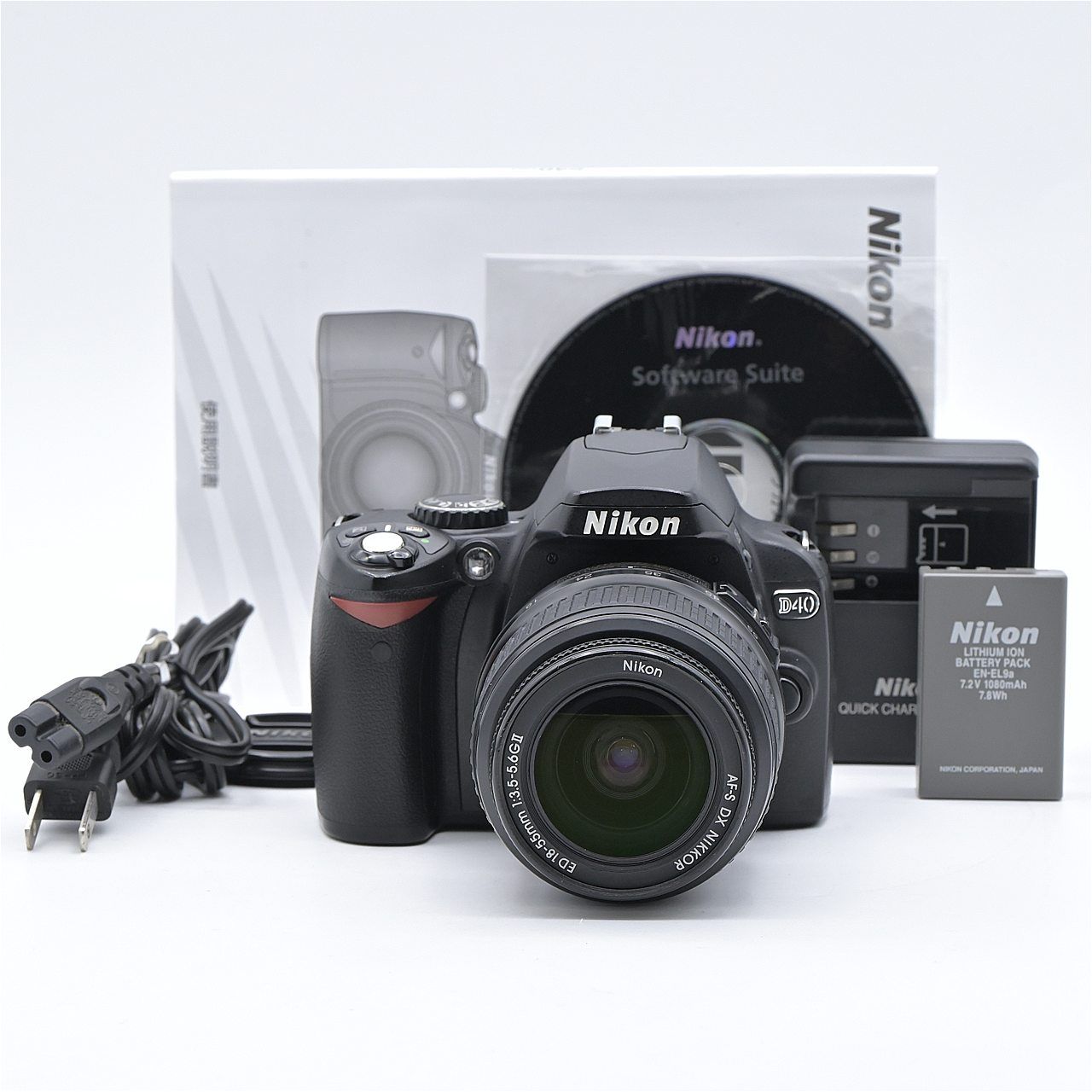 Nikon ニコン D40 レンズキット ブラック デジタル一眼レフカメラ