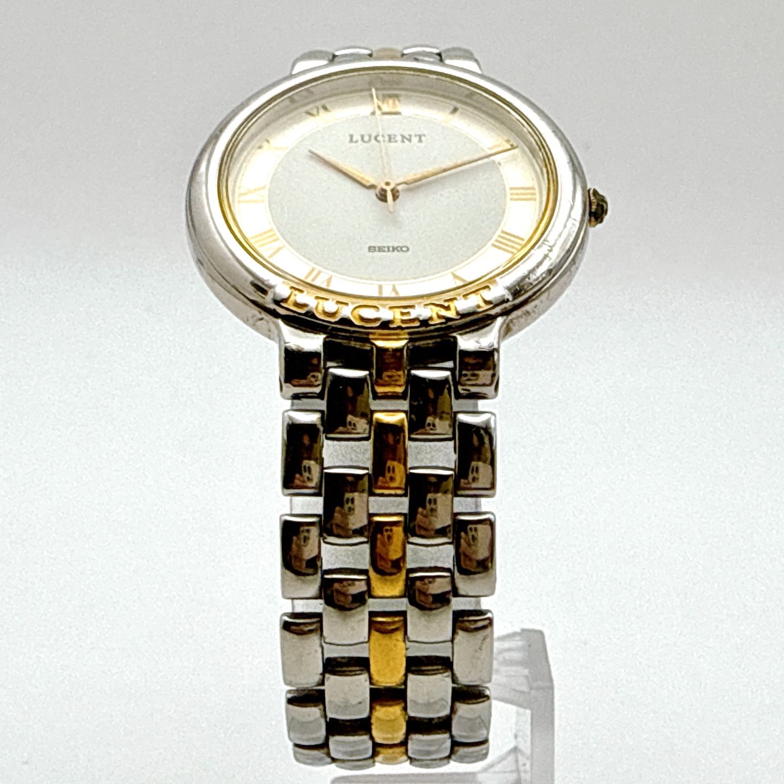 B107【電池交換済】 SEIKO LUCENT セイコー ルーセント コンビカラー