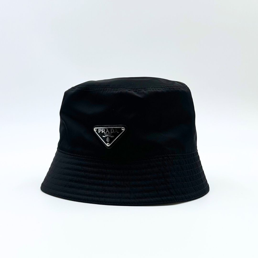 美品】Prada Re-Nylon 三角プレート バケットハット - メルカリ