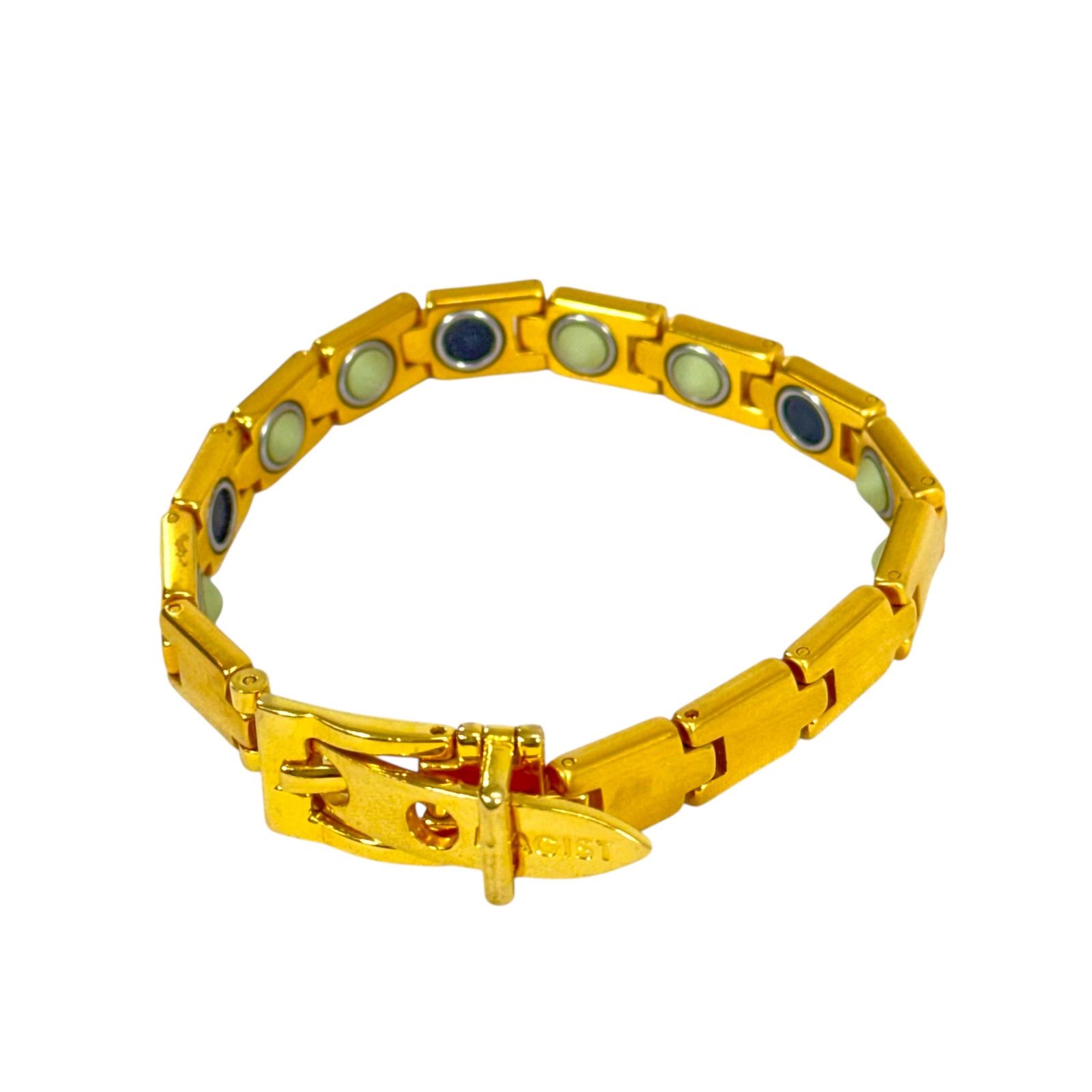 美品】MAGIST マジスト 磁気 ブレスレット バックル式留め具