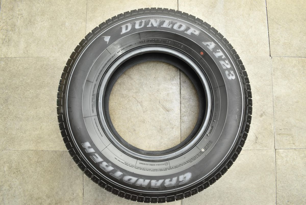再再販ランクル70 外しAT23 グラントレック265/70r16 2025年製 新車外し品】ダンロップ グラントレック AT23 265/70R16 1本