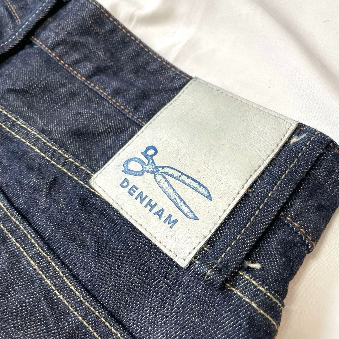 DENHAM RAZOR スリムフィット W29（実寸約80cm） ボタンフライ 濃紺