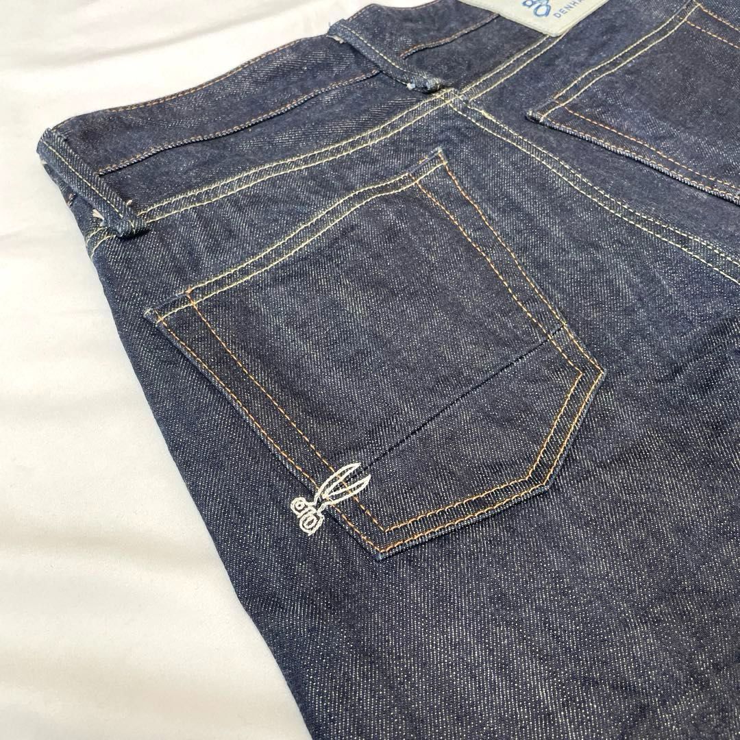 DENHAM RAZOR スリムフィット W29（実寸約80cm） ボタンフライ 濃紺