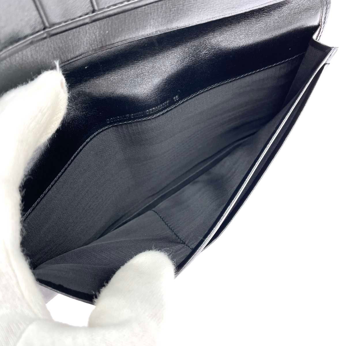 dunhill ダンヒル 二つ折り長札入 財布  レザー    ブラック メンズ / 240001182683 dunhill ダンヒル 二つ折り長札入 財布 レザー ブラック メンズ