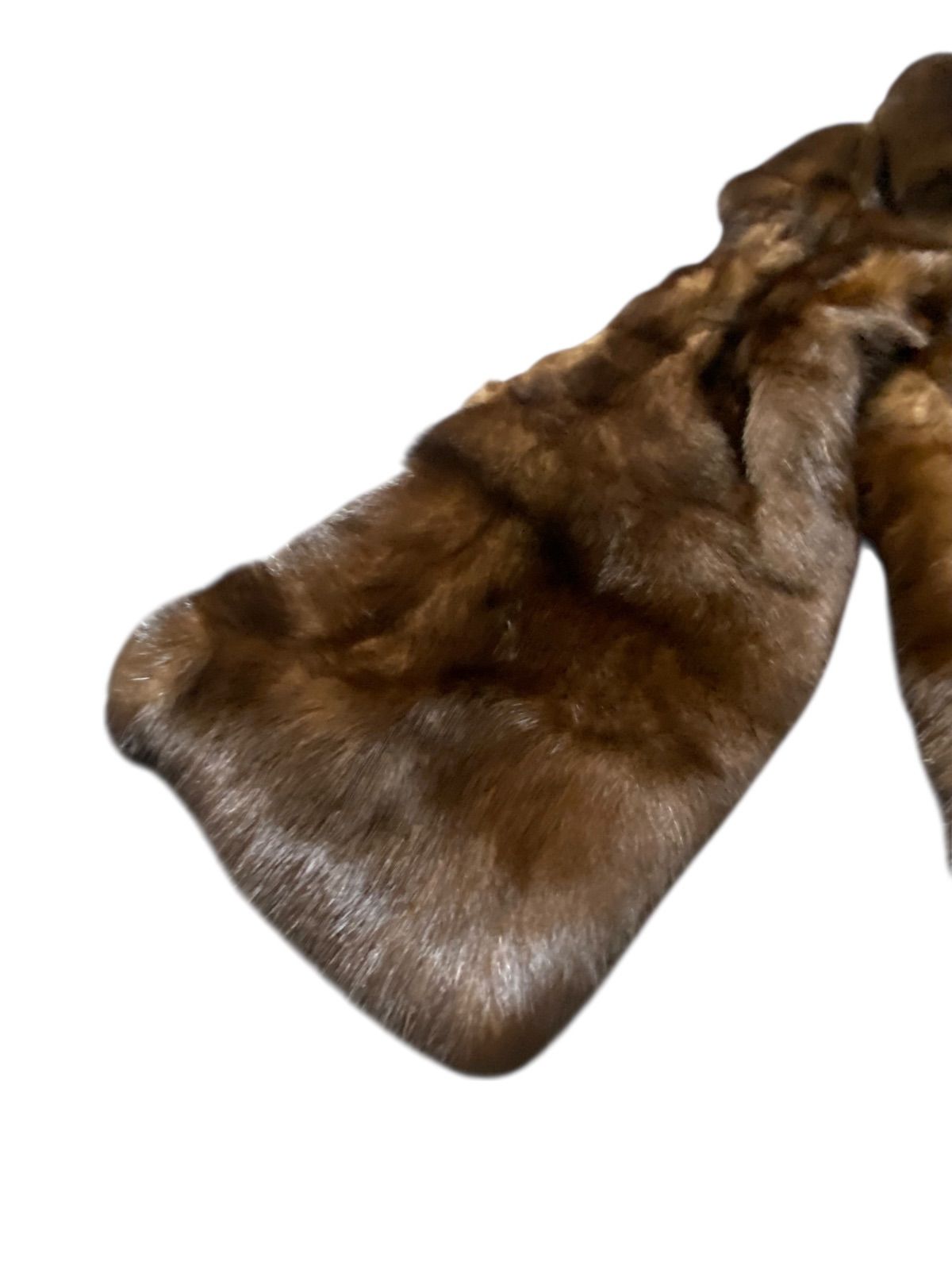 Nakamura fur ナカムラファー ミンク 毛皮コート Mサイズ ブラウン