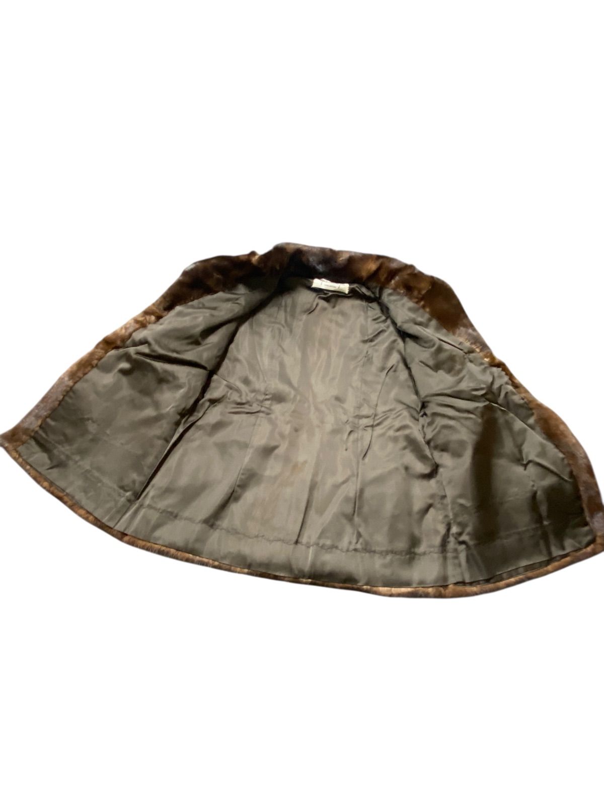 Nakamura fur ナカムラファー ミンク 毛皮コート Mサイズ ブラウン