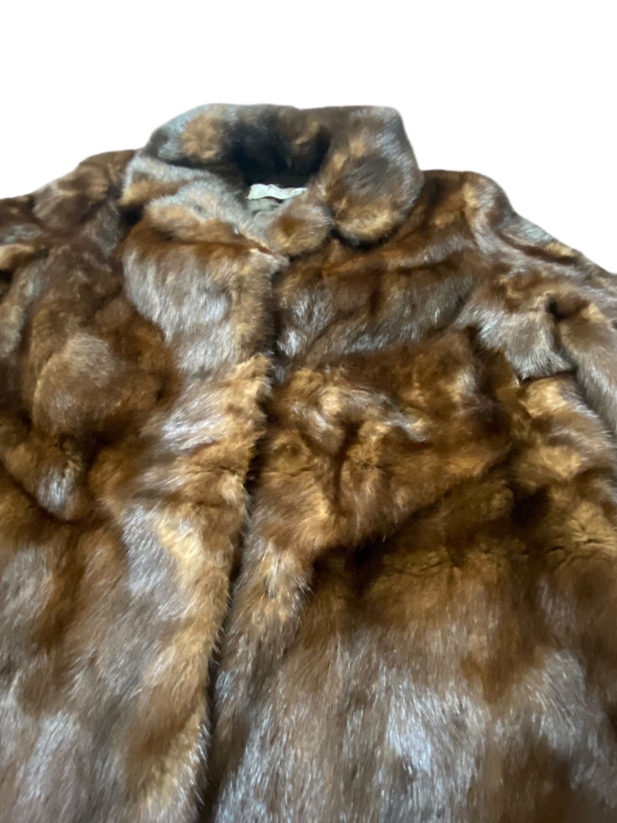 Nakamura fur ナカムラファー ミンク 毛皮コート Mサイズ ブラウン