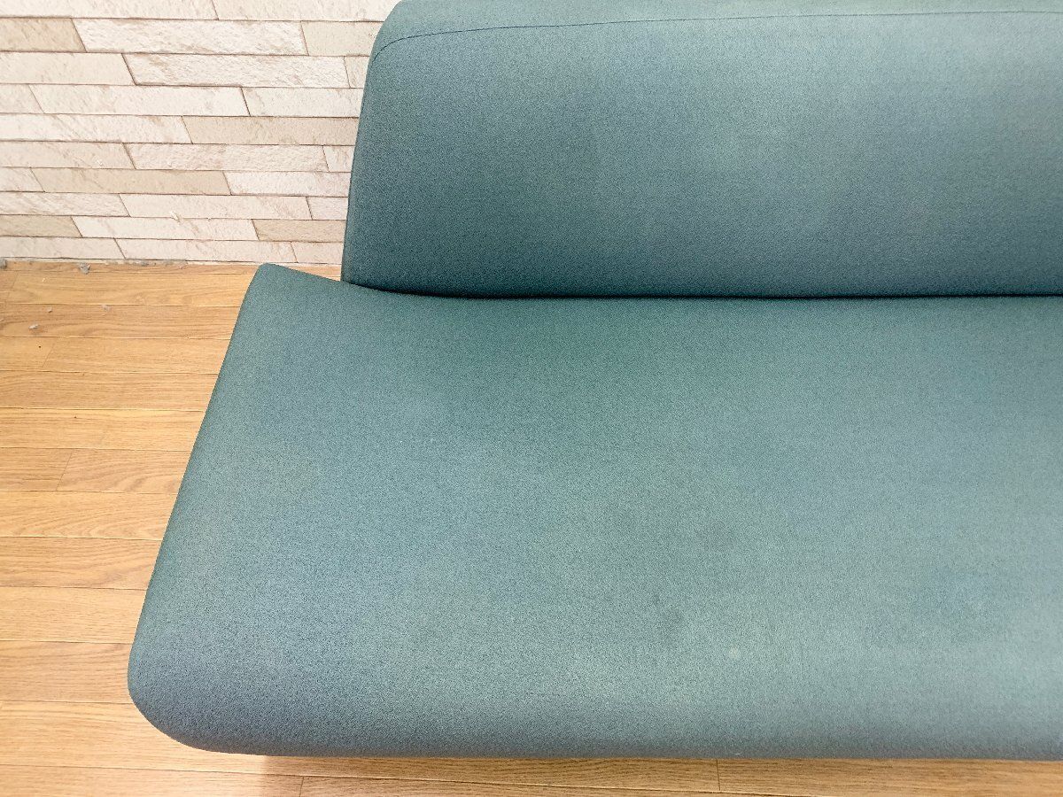  イデー IDEE AOSOFA 2人掛けソファ ラブソファ モスグリーン 2Pソファ ファブリック 腰掛 インテリア 定価約9万円 畑1292 幅210cmソファ 2人掛け 3人掛けソファ ソファ ソファベッド