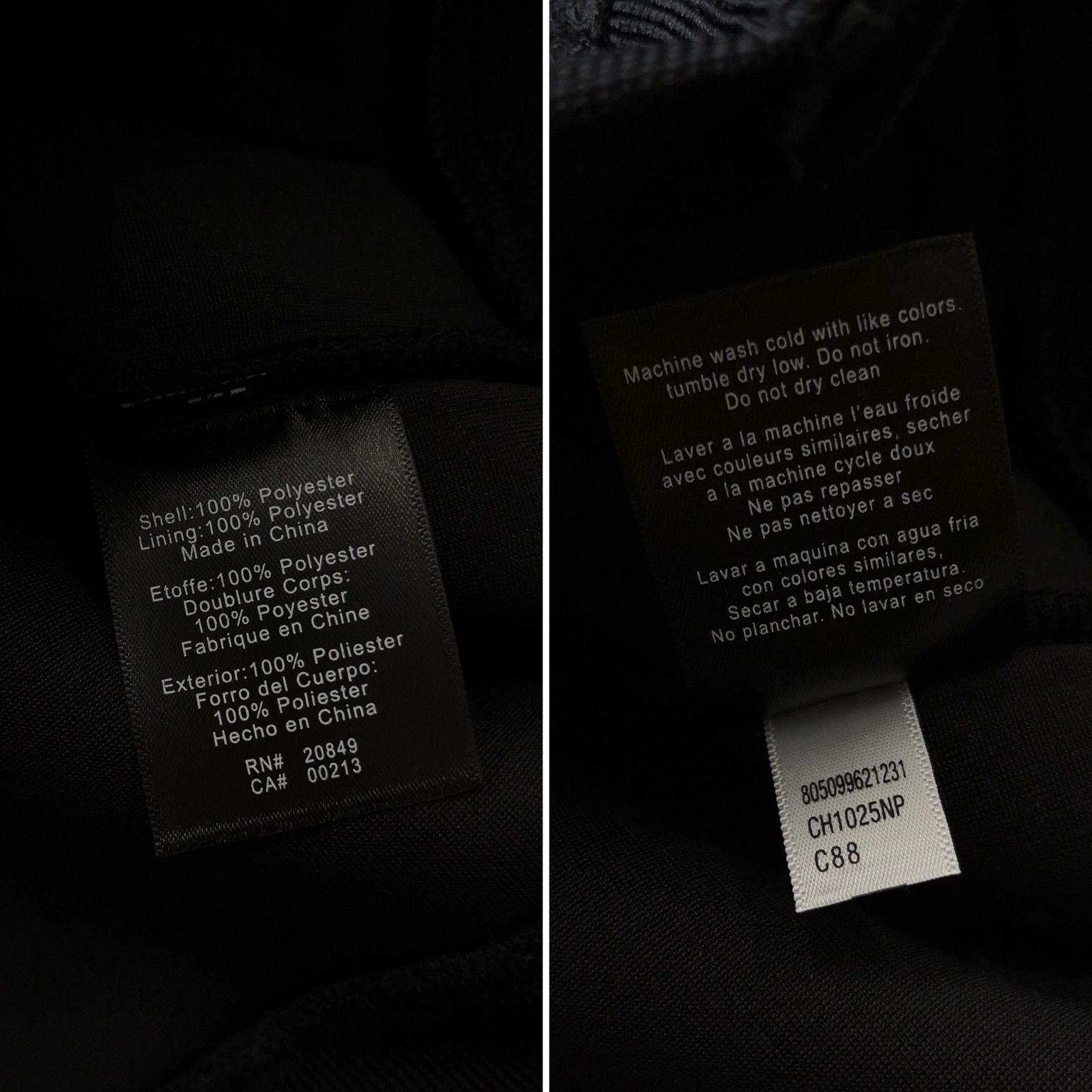 Champion チャンピオン メッシュブルゾン ジャケット フルジップ M 黒