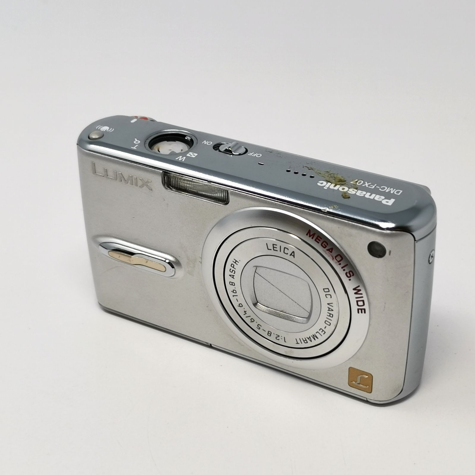 Panasonic LUMIX DMC-FX07 ジャンク シャターボタン破損 起動確認済み 