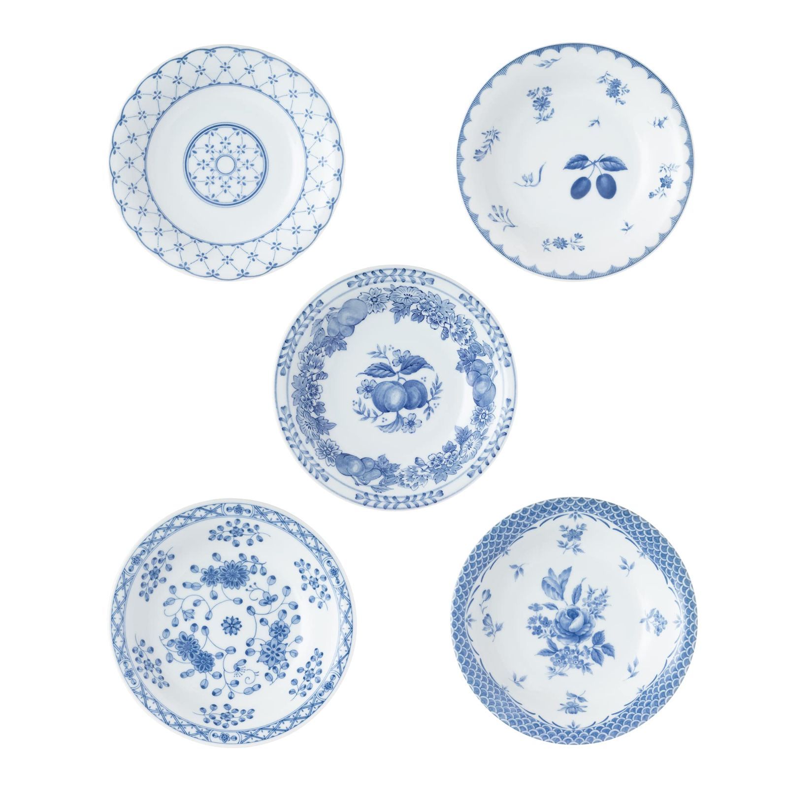【人気商品】電子レンジ対応 日本製 食洗器対応 陶磁器 5枚組 21cm 90511 北欧 食器 スープ皿 カレー皿