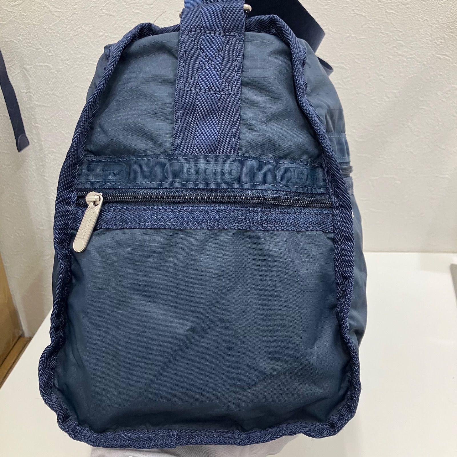 8508 LeSportsac レスポートサック 2way ボストンバッグ ネイビー 紺