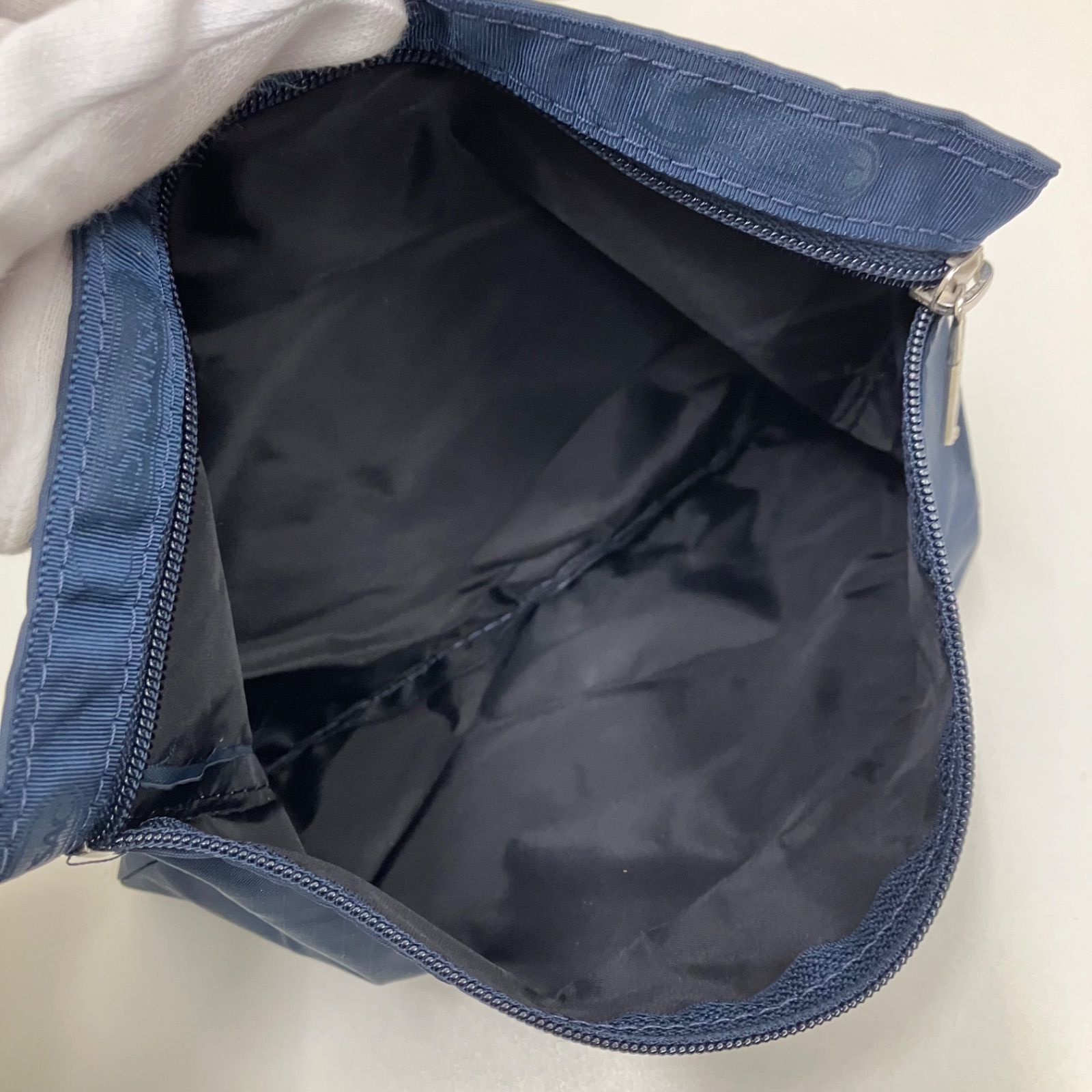 8508 LeSportsac レスポートサック 2way ボストンバッグ ネイビー 紺 