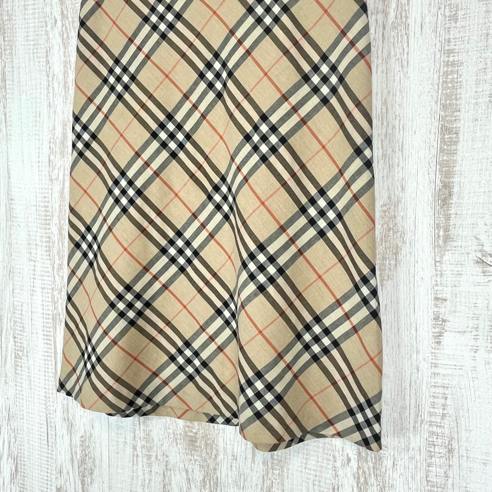 BURBERRY LONDON バーバリーロンドン ノバチェック 総柄 膝丈 コットン