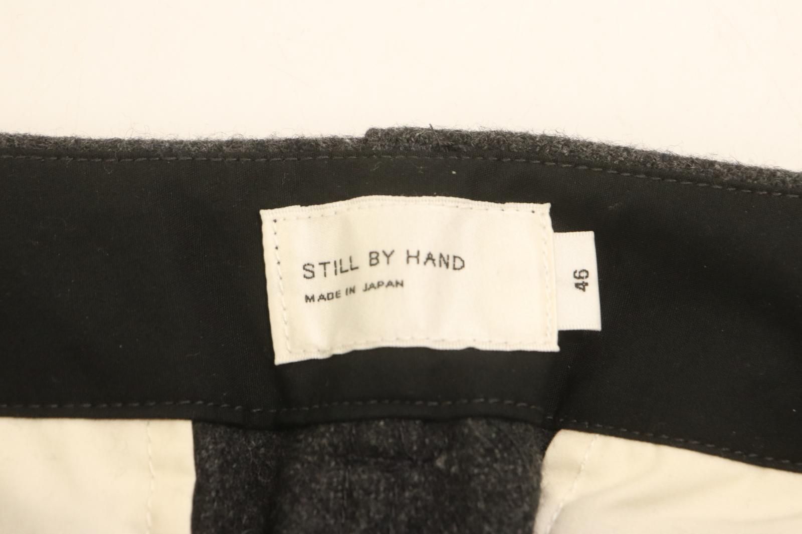 中古】 STILL BY HAND メンズカーゴパンツ 46 wool cargo pants PT0594