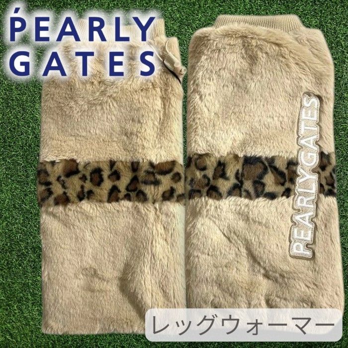 PEARLY GATES パーリーゲイツ ゴルフ 防寒 ふわふわファー レオパード