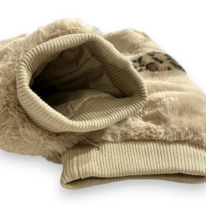 PEARLY GATES パーリーゲイツ ゴルフ 防寒 ふわふわファー レオパード