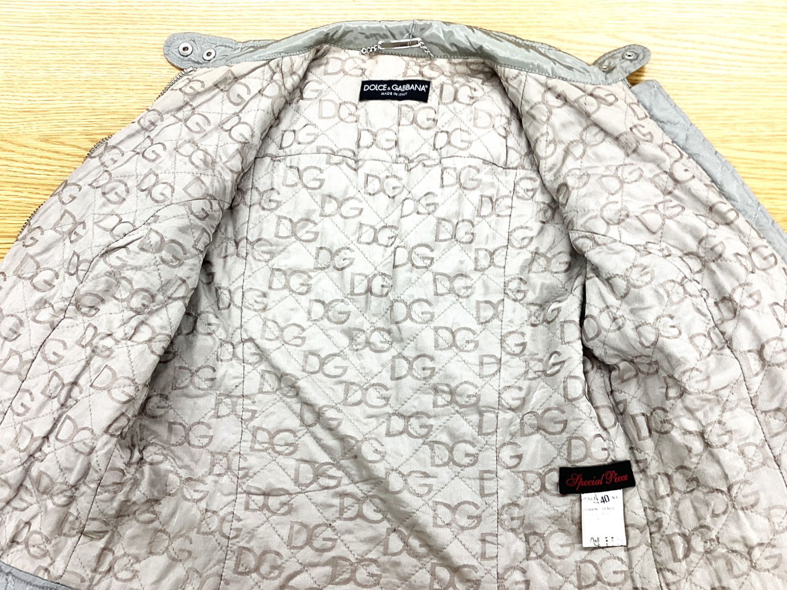 DOLCE & GABBANA】 キルティングジャケット - メルカリ