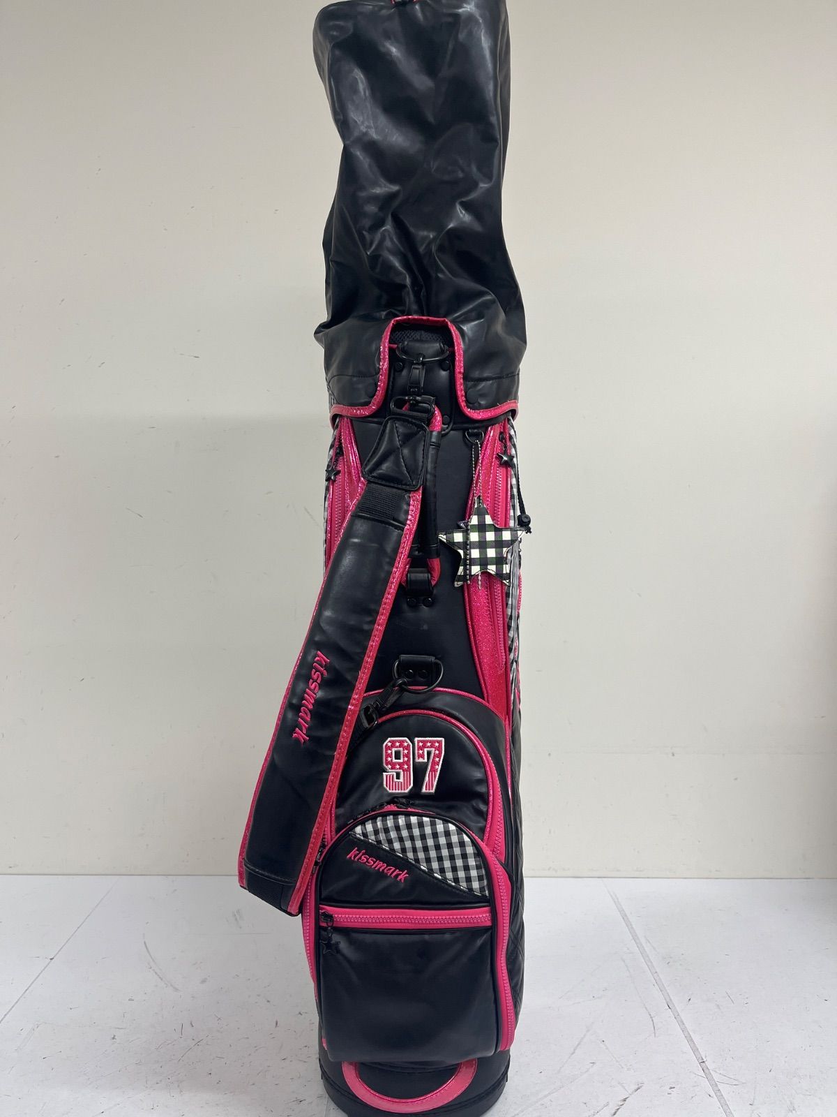 送料無料！！kissmarkキスマーク ゴルフバッグ キャディバッグ 軽量