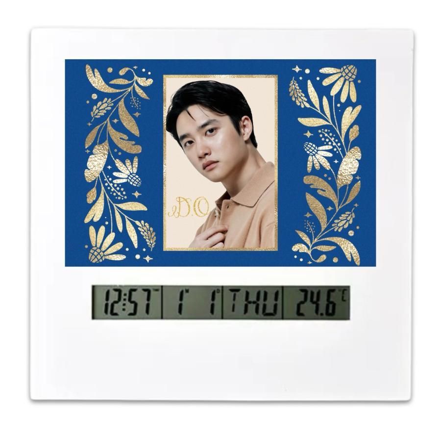 ドギョンス ディオ D.O エクソ EXO フォトフレームクロック 置き時計
