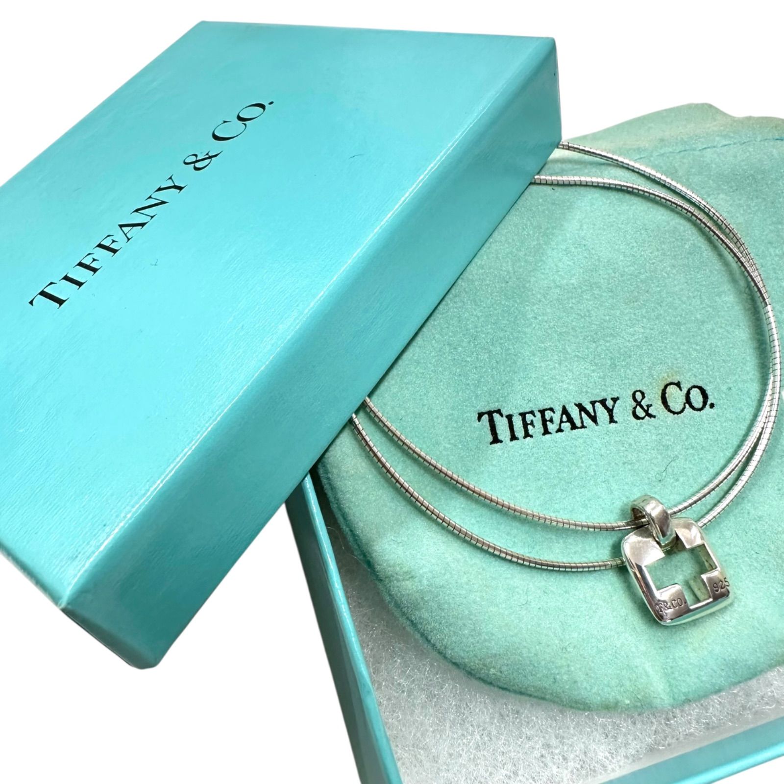 TIFFANY&Co. ティファニー ピアストクロス オメガチェーン チョーカー