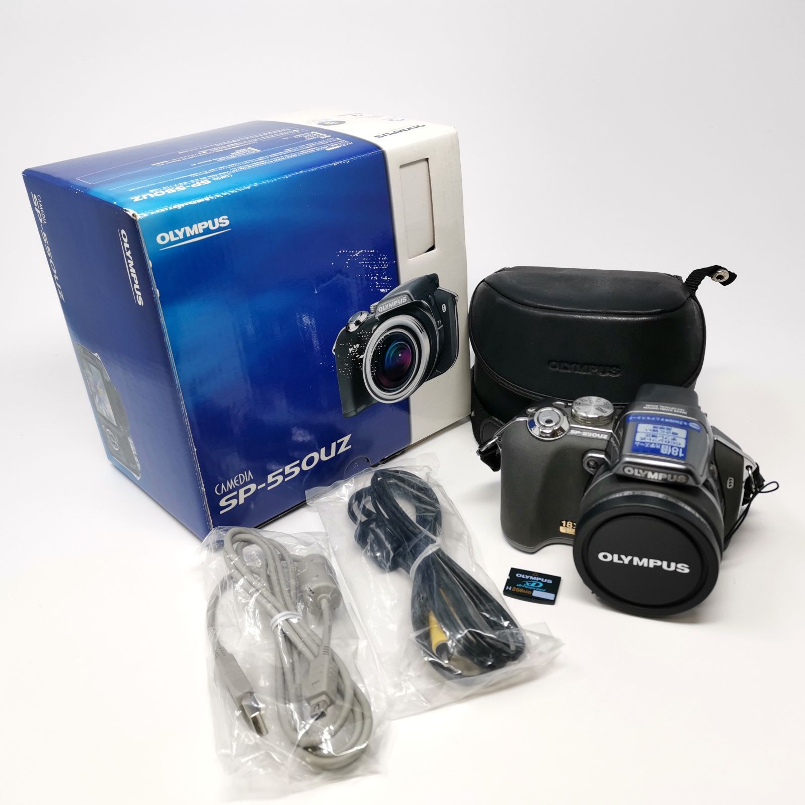 OLYMPUS CAMEDIA SP-550UZ デジカメ カメラ 電池式 動作確認済み SD