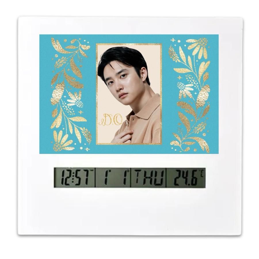 ドギョンス ディオ D.O エクソ EXO フォトフレームクロック 置き時計