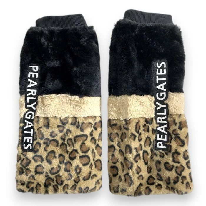 PEARLY GATES パーリーゲイツ ゴルフ 防寒 ふわふわファー レオパード
