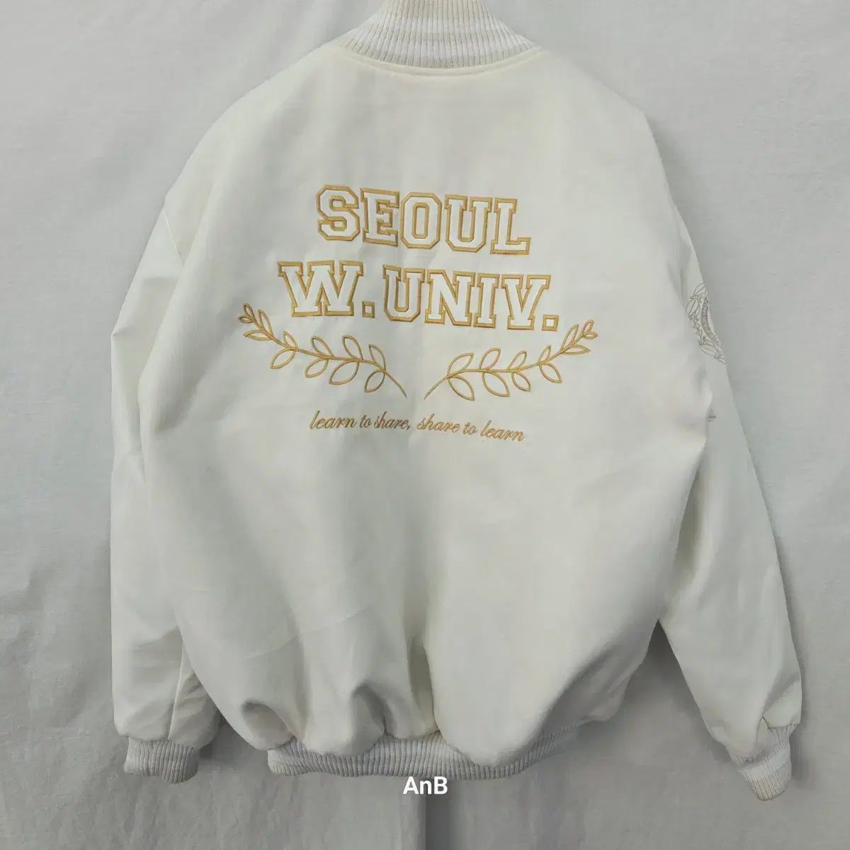 SEOUL ソウル女子大学 (SEOUL ソウル女大) スタジャン/学ラン - 白