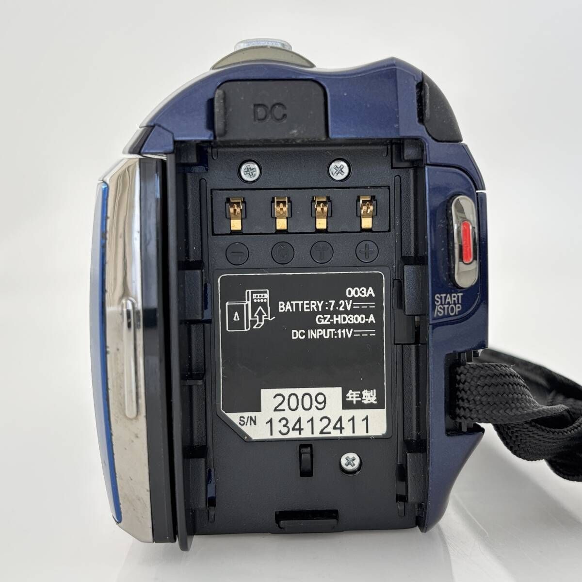 ビクター】Victor GZ-HD300-A ブルー デジタルビデオカメラ バッテリー