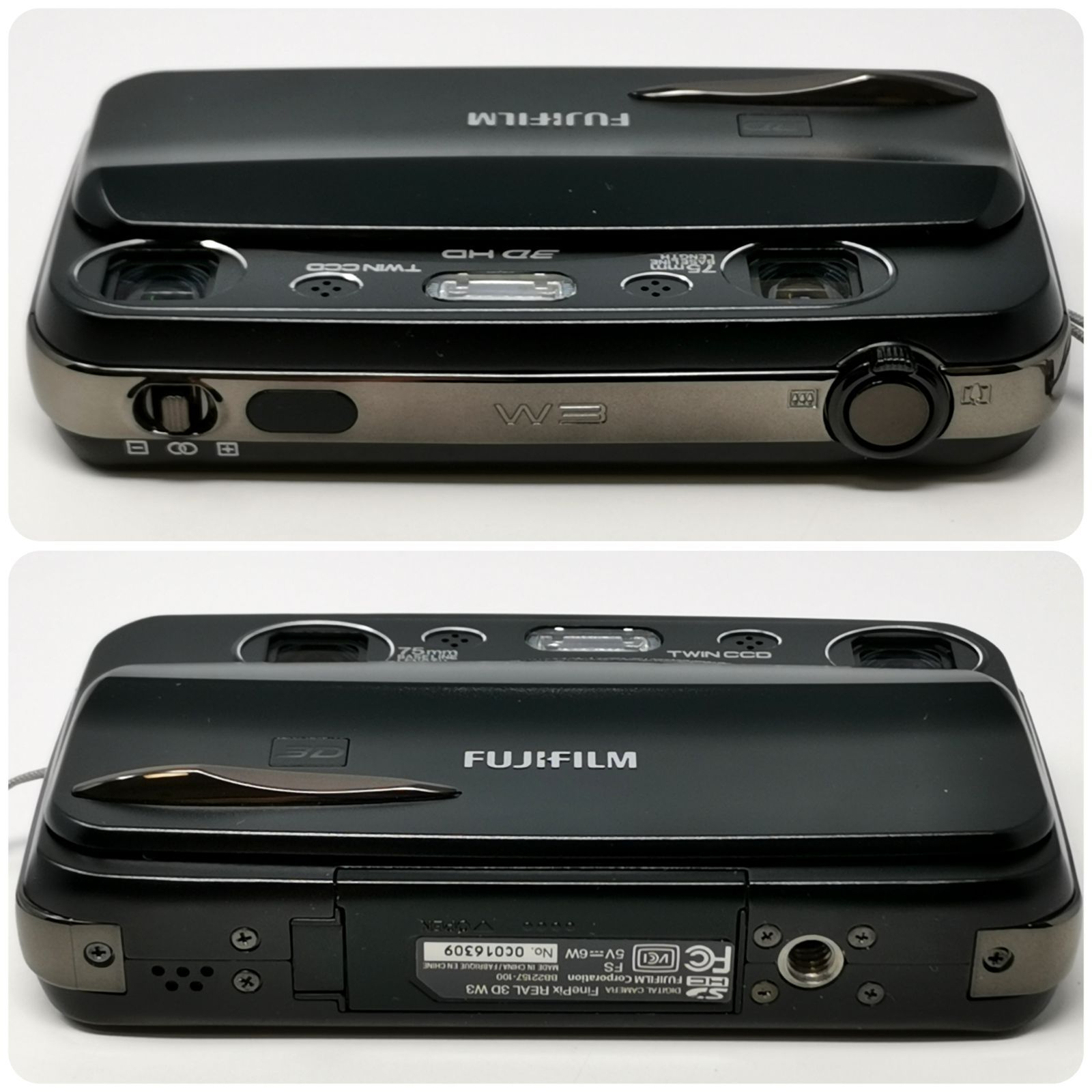 希少 FUJIFILM FINEPIX REAL 3D W3 カメラ コンデジ 動作確認済み SD