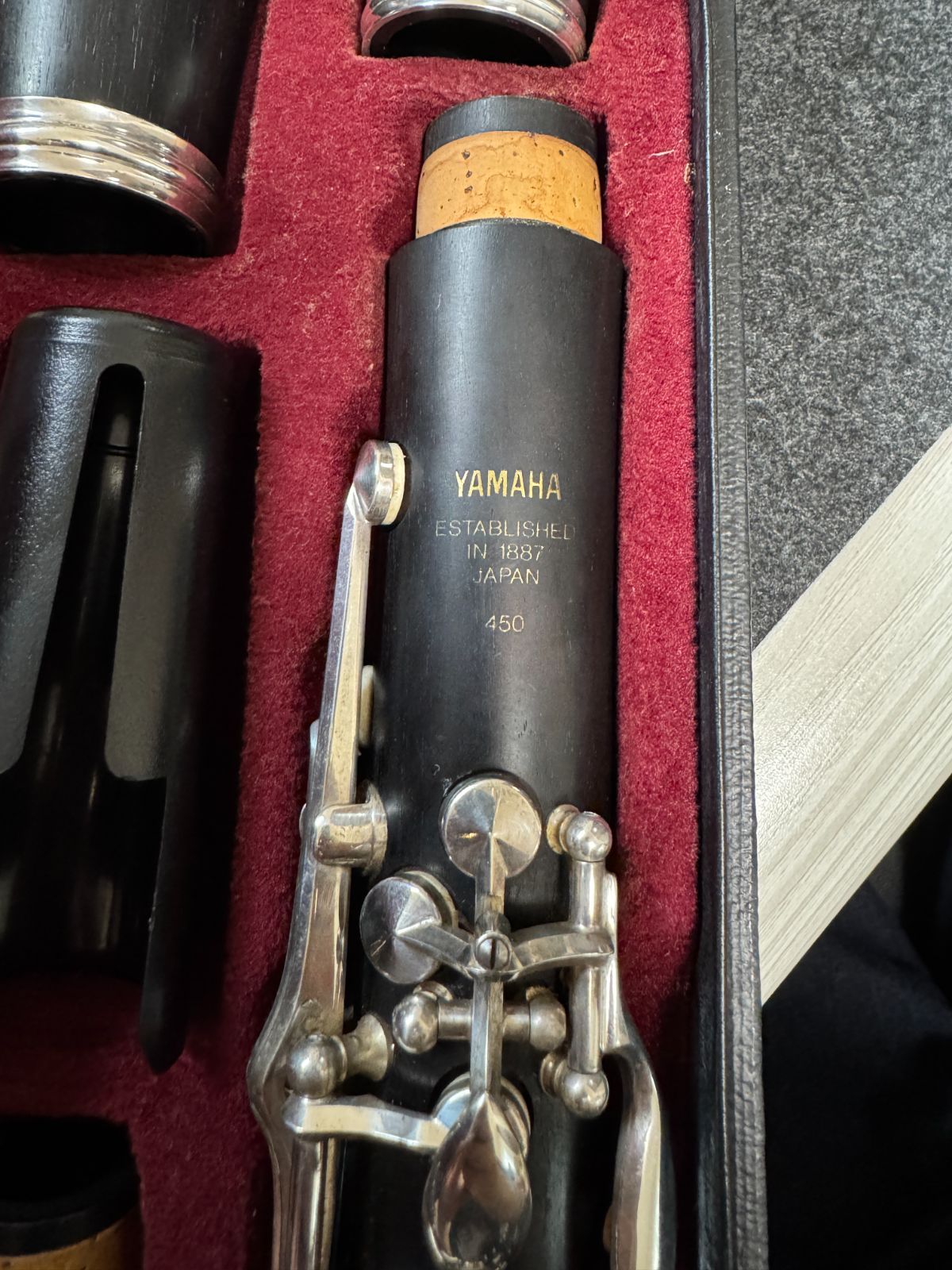 YAMAHA クラリネット YCL-450 ハードケース付 動作確認済み YAMAHA YCL-450 ヤマハ クラリネット ケース付 【鹿児島店】（中古