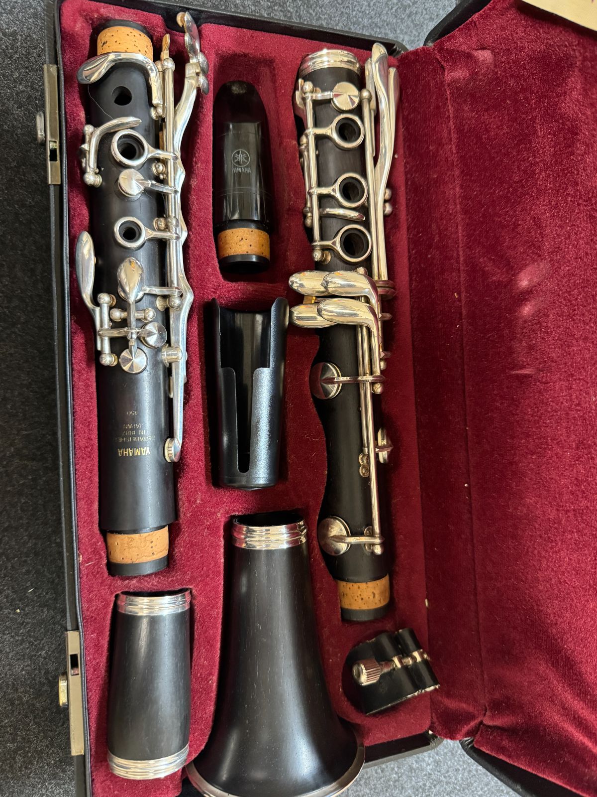 YAMAHA YCL-450 Bbクラリネット ヤマハ 木製 管楽器 ハードケース付