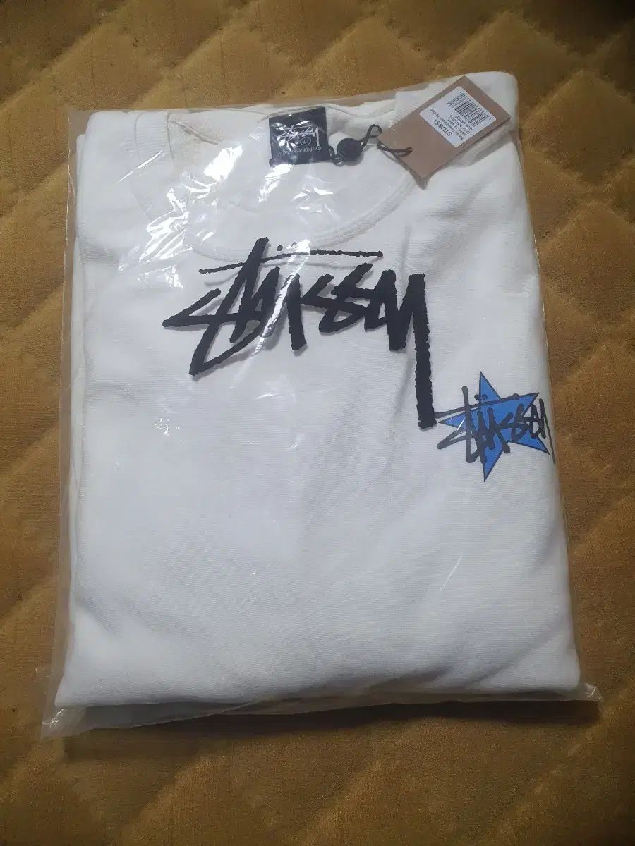 Stussy 白色スウェット STUSSY 白 スウェット 新品 L 【公式通販】