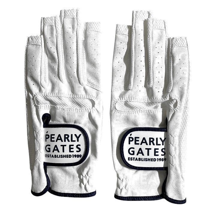 レア！パーリーゲイツ　ゴルフグローブ　ゴルフ　Sサイズ　19センチ　両手　ネイル PEARLY GATES パーリーゲイツ ゴルフ スマホ対応 ネイルスルー レザー