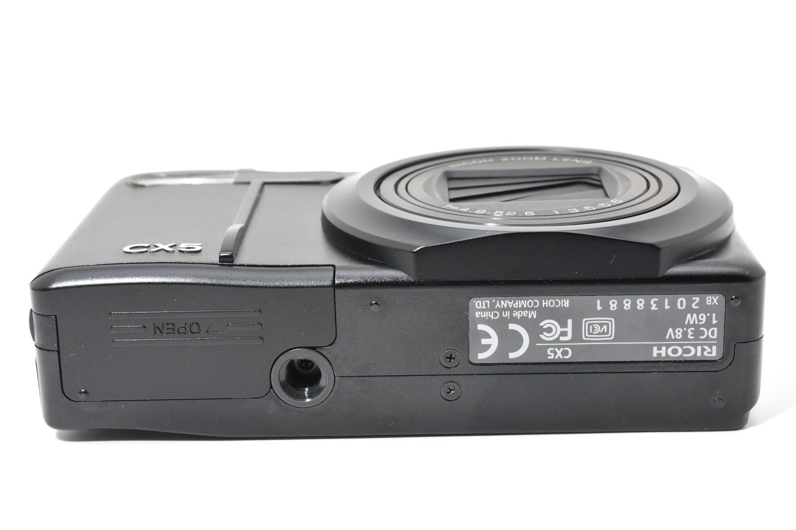 ☆極美品☆リコー RICOH CX5 ブラック #1605 - メルカリ 美品リコーCX5 黒