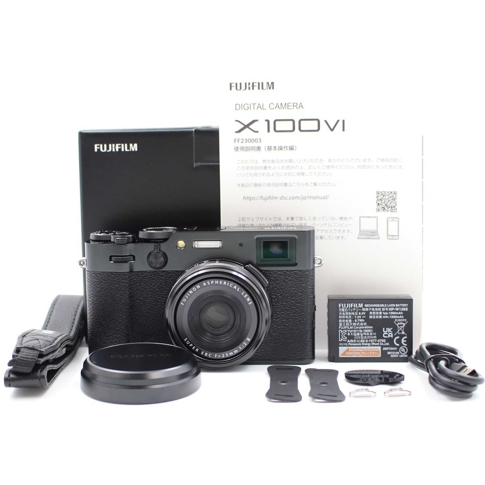 □シャッター数1300枚！新品同様□ FUJIFILM X100Ⅵ ブラック デジタル