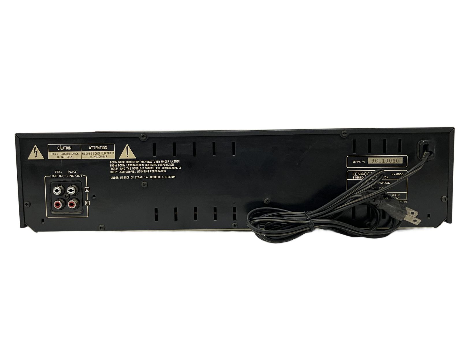 KENWOOD KX-880G カセットデッキ アモルファスヘッド搭載 部品取り名機